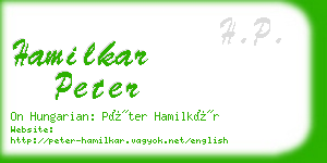 hamilkar peter business card